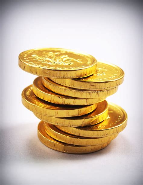 Gold coins .